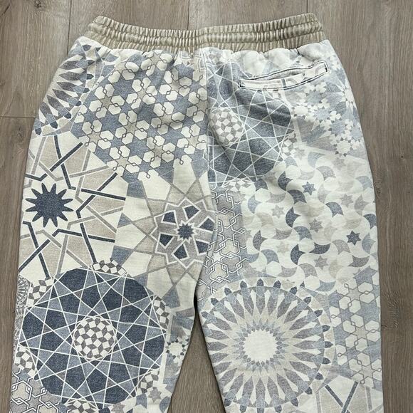 SS21 Kith Moroccan Tile Williams I Sweatpant French Clay size Large L B3 - Picture 7 of 8